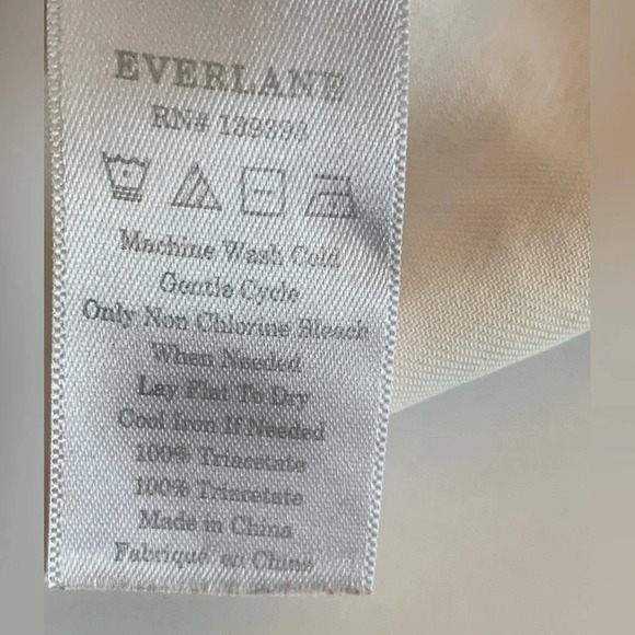 EVERLANE The Japanese GoWeave white Mini Slip dress size  00 balletcore casual - Picture 8 of 11